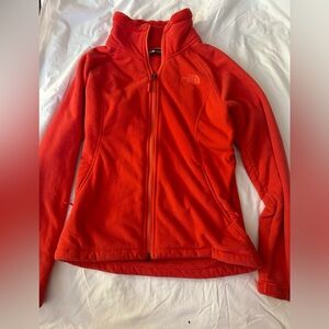 Orange the north face jacket women’s XS